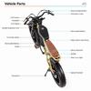 Bicicletta elettrica JANSNO X70, motore brushless, doppie batterie al litio 48V 34Ah, per uso esterno, pneumatici da 20 pollici, bicicletta elettrica da montagna