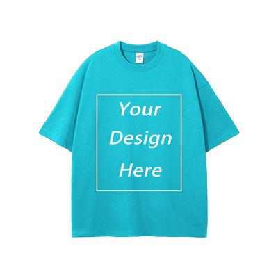 275 GSM 100% Cotton Washed T-Shirt Customized Pattern Print Men's Tees Personalised T-Shirt