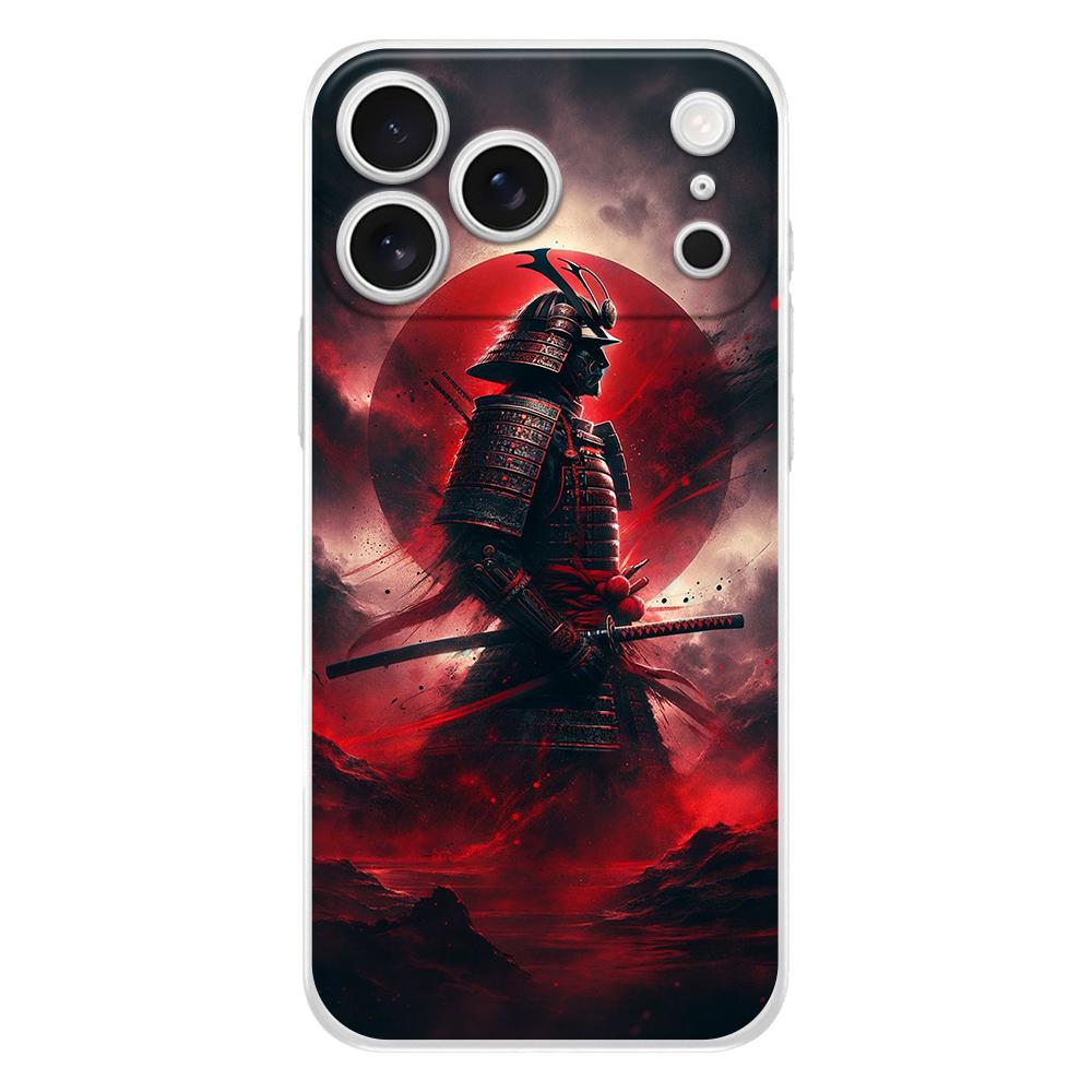 Soft Phone Case For iPhone 17 Air 16E 16 11 15 14 Pro MAX 12 13 7 8 Plus SE Easter Cover Protection Japanese Bushido Samurai