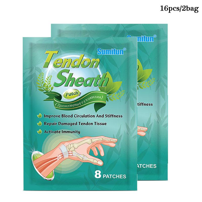 

Пластырь для ухода за суставами запястья Sumifun, черный гипсовый пластырь 16pcs/2bag