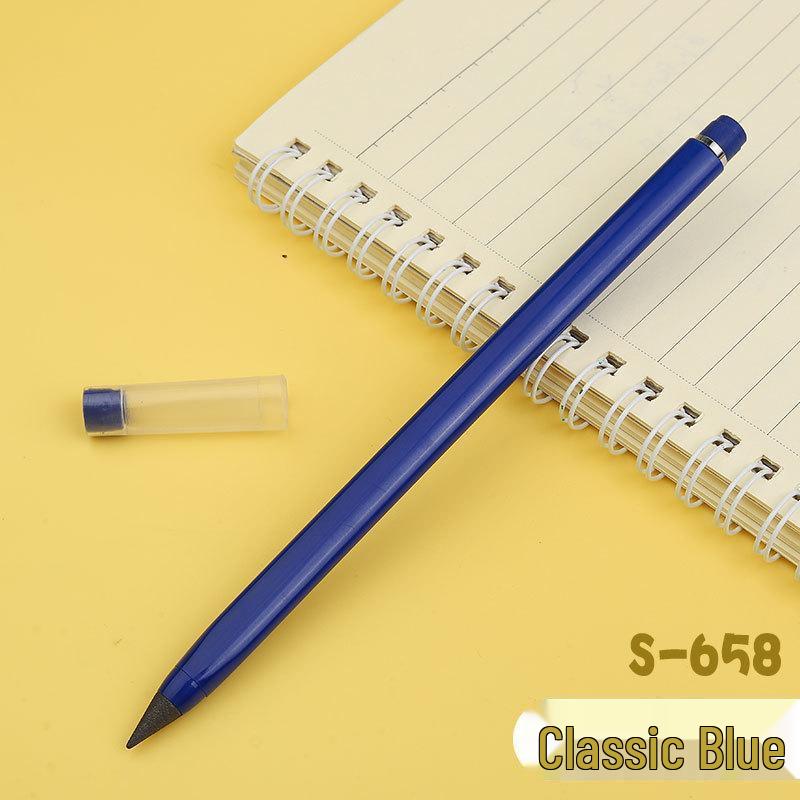 Black Tech Eternal Pencil: No Sharpening, No Ink, Break-Resistant Lead, Posture-Correcting Drawing Tool