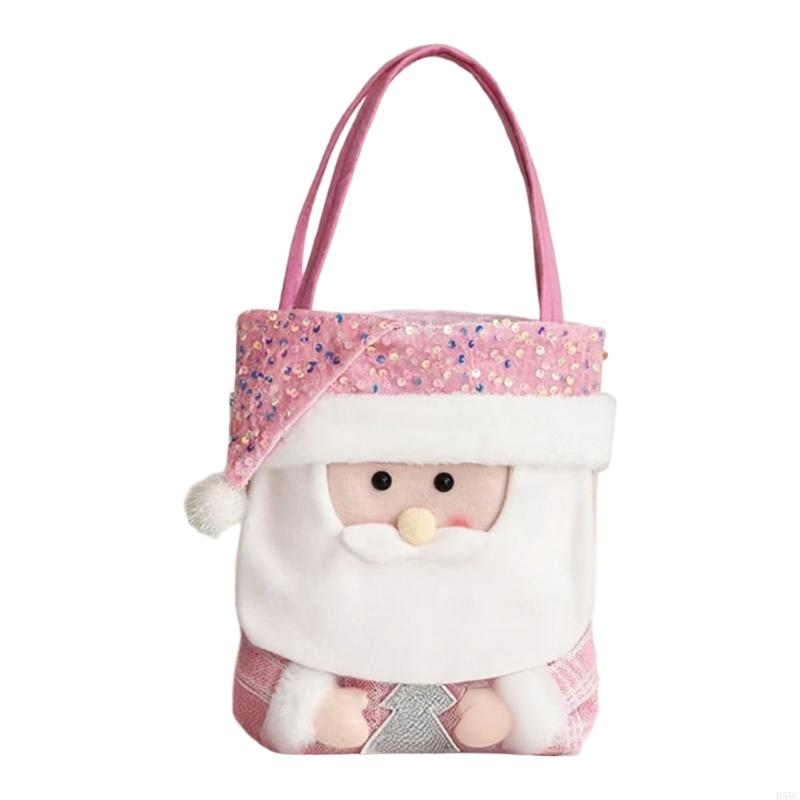 

Christmas Treat Bag Cartoon Doll Candy Storage Bag Lovely Holiday Party Gift Bag For Holiday Decorations