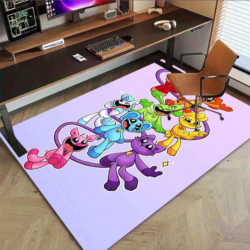 Colorful Friends Action Carpet For Playroom Bedroom Living Room Sofa Home Decorkids Game Area Rug Nonslip Floor Mat
