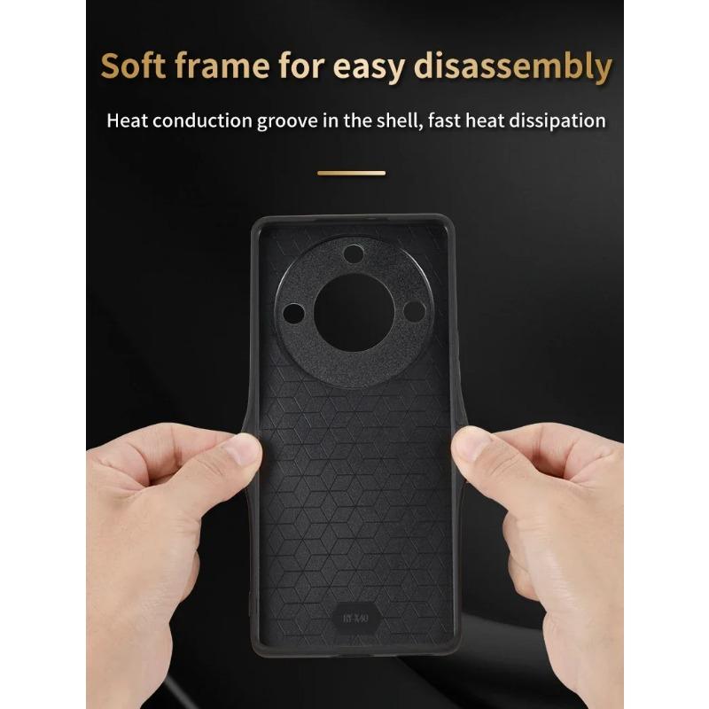 Luxury Business Leather Phone Case for Honor 100 90 80 70 60 Pro Shockproof Cover for Honor 80 SE 80GT 60SE Bumper Coque