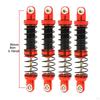 Oil Adjustable Damper Kit with Springs for RC Crawler Car, Compatible 1/10 SCX10 I II III