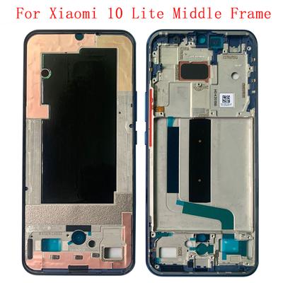 Carcasa marco medio LCD bisel placa Panel chasis para Xiaomi Mi 10 Lite teléfono Metal medio