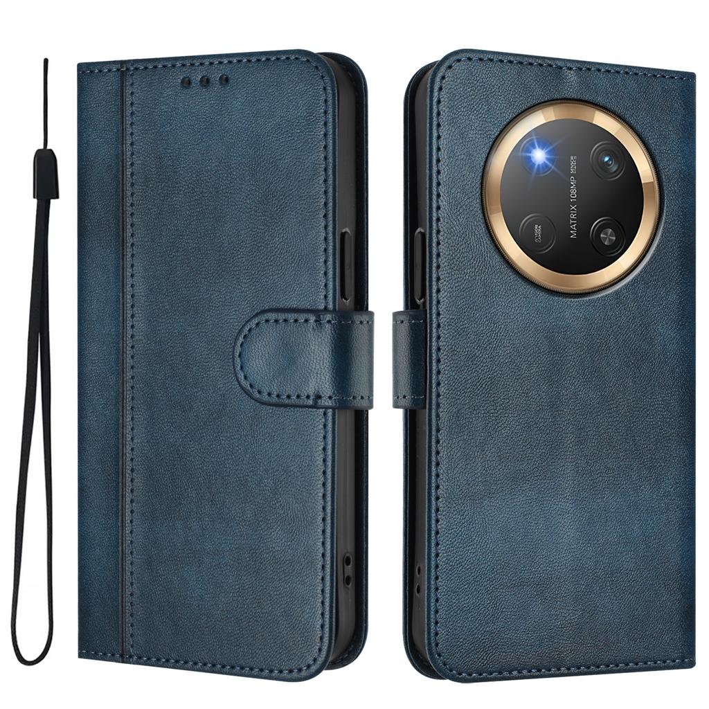 For Honor Magic7 Lite 5G/Honor X9c 5G Cases Wallet Stand Retro Texture Leather Phone Cover with Lanyard
