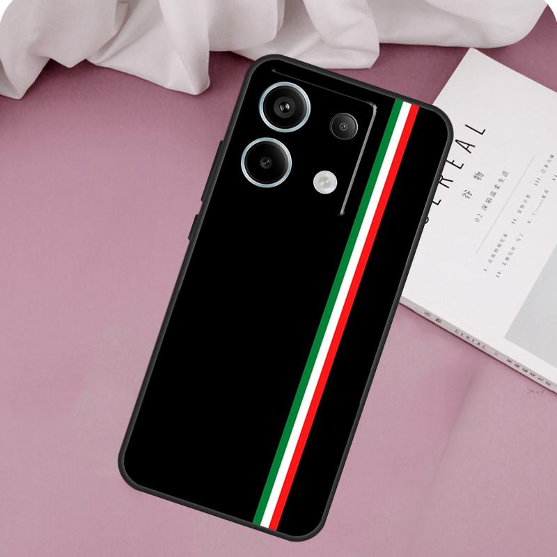 Italy Flag Case For Xiaomi Redmi Note 13 14 12 11 10 9 15 Pro Plus Redmi 15 14C 10C 12C 13C 15C Cover