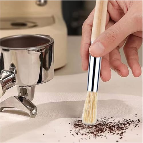 Cluoling Coffee Grinder Cleaning Brush, 2 Styles, Cleaning Tool, Coffee Brush, Coffee Mill Maintenance Brush, Cleaning Brush, Pack of 2