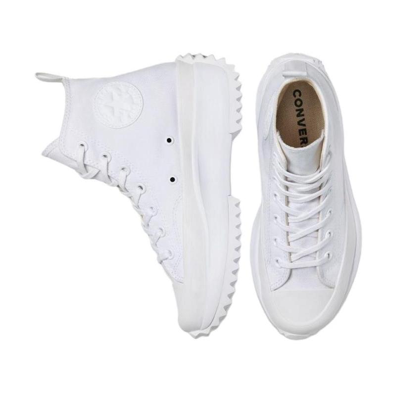 Converse Run Star Hike Comfortable and Versatile High-Top Espadrilles Unisex White