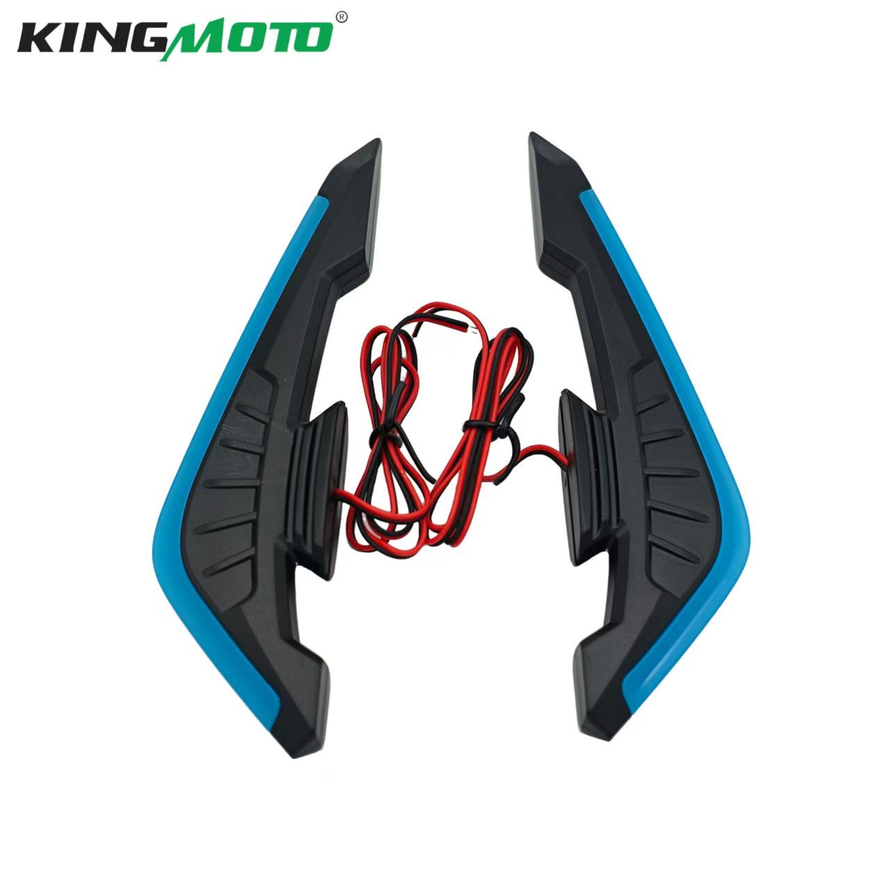 

Универсальный мотоциклетный светодиодный ветровик и декоративное крыло синий