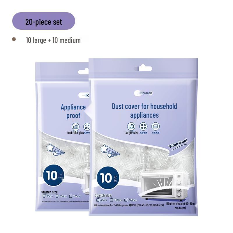 Extra Thick Transparent Dust Cover for Large Appliances and Pots