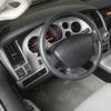 For Toyota Tundra Sequoia 2007-2013 Carbon Fiber Main Driver's Dashboard Air Vent Panel Cover Decorative Car Accessories Sticker