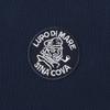 Sinacova Short Sleeve Polo Indian Pique Classic Size M Men's Shirt, 100% Cotton, Cotton, Outer, Simple, Design, Navy, (10000570)