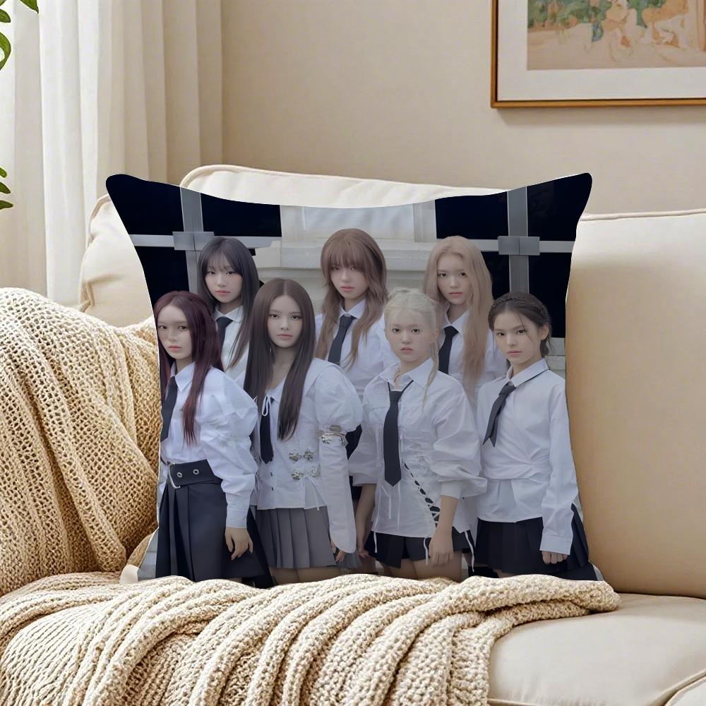 GirlGroup Kpop Iizna Cushion Cover Pillowcase Antidustmite Living Room Sofa Decor Cushion Room