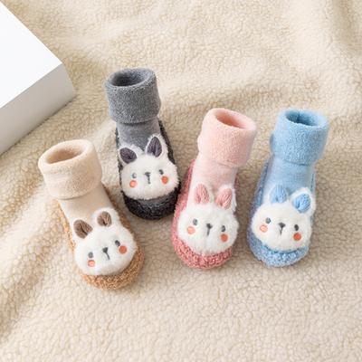 Thickened, Baby, Floor Socks, Looped, Midsole, Children's, Walking Shoes and Socks, Cartoon, Non Slip Socks