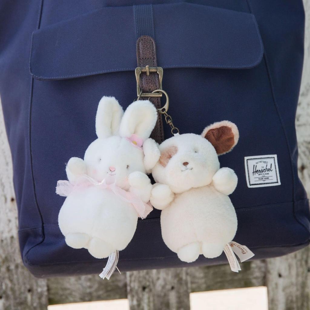 Bunnies by the Bay Cute Plush Animal Bag Charm Keychain Puppy [Used]