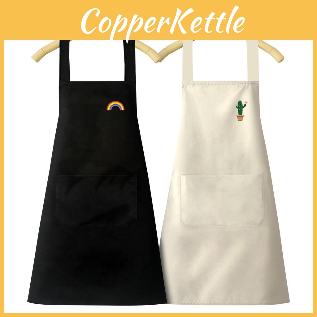 Girls Boys Waterproof Oil Resistant Cartoon Aprons Home Kitchen Restaurant Style