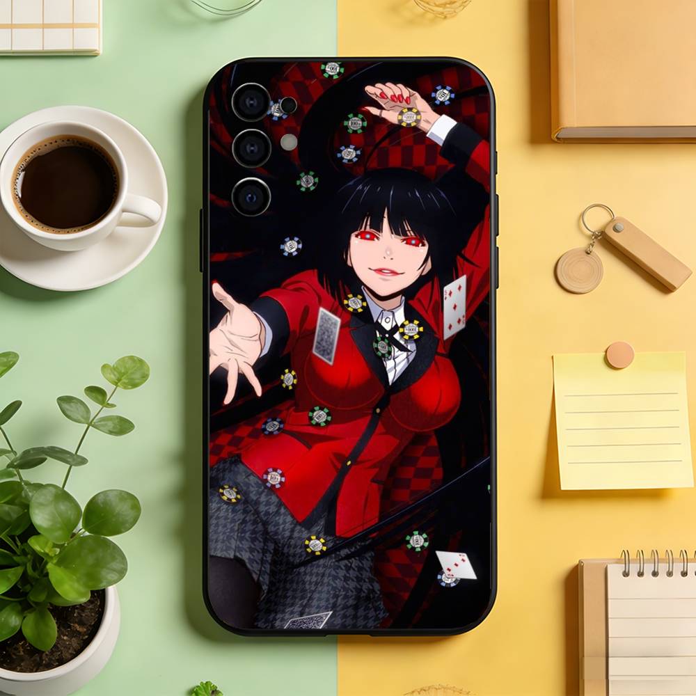 

Kakegurui Yumeko Jabami Phone Case For Samsung S25,S24,S21,S22,S23,S30,Ultra,S20,Plus,Fe,Soft Silicone Black Cover Samsung S30plus5G