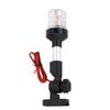 Anchor Light IP67 Waterproof White Light LED 3NM Visibility All Round Fold Down Boat Stern Light for Pontoons Flat