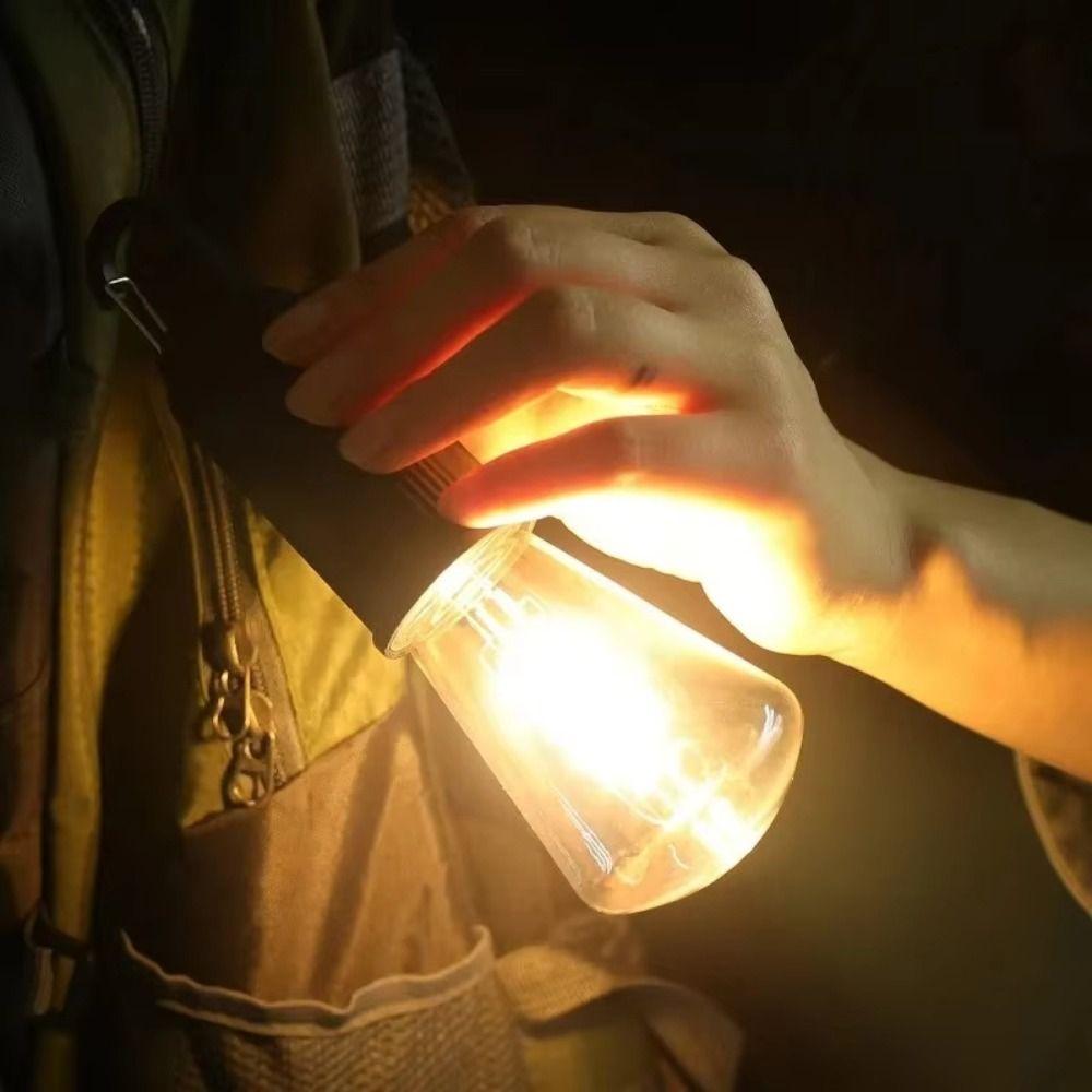 USB Rechargeable Solar Powered LED Lamp Solar Powered Camping Lamp  Outdoor Activities