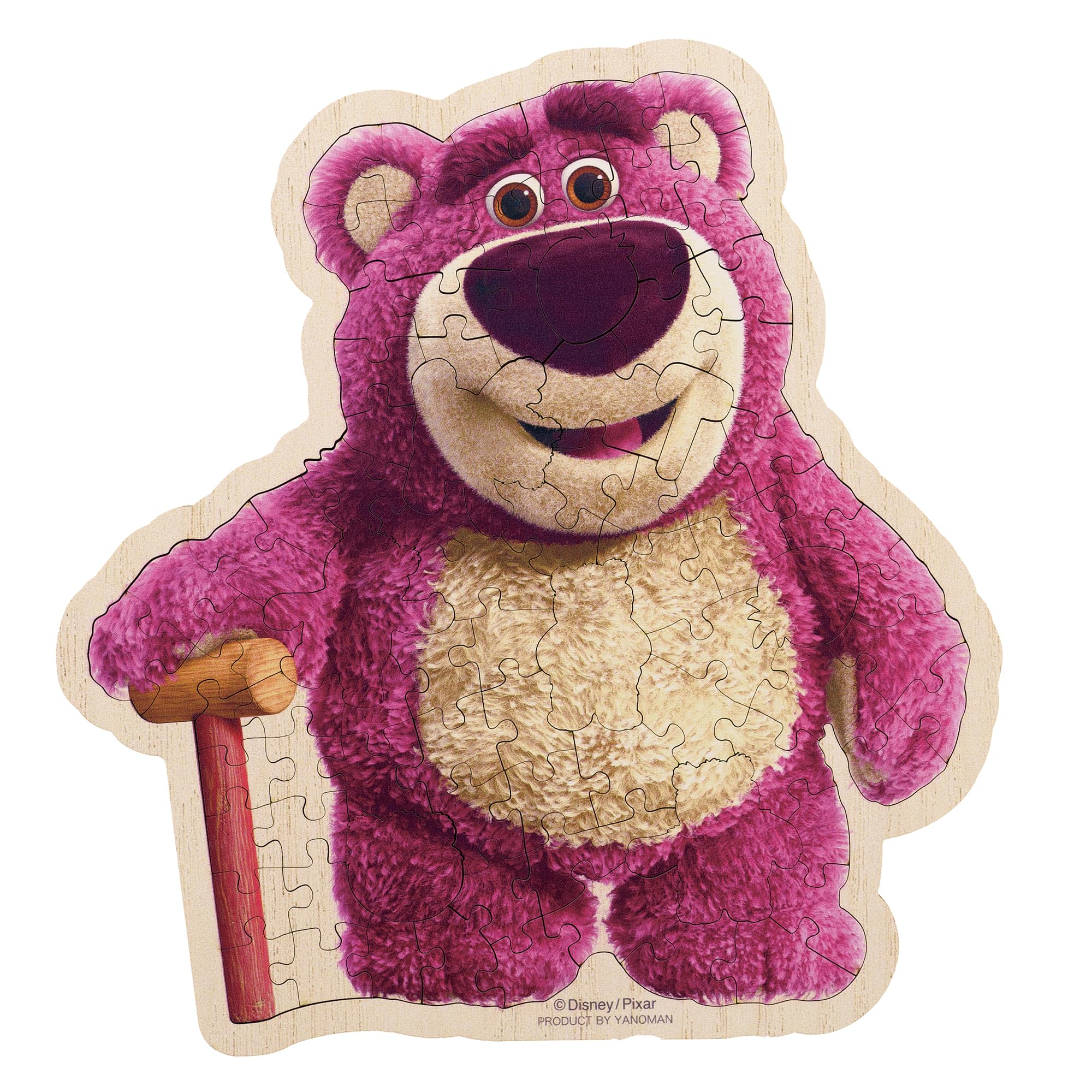 

Yanoman Jigsaw Rigmy Disney Lotso Includes Piece Request Instruction and Wooden Easel 87-Piece Puzzle, (19.8x21.0cm), 37-03, Postcard, Manual,