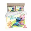 Stitch 100% Polyester Domácí dekorace 3dílná 1 Povlak na přikrývku Jednodílná sada povlečení Comforte Vynikající dárek k narozeninám