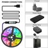 1-30m Bluetooth USB LED Strip Lights 5V 5050 RGB APP Remote Control Color Changing Flexible Tape TV Backlight Room Decoration