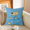 B-Bugcat Capoo Cartoon Cushion Cover Pillowcase Upholstery Sofa Throw Pillow Home Decor Pillowcas