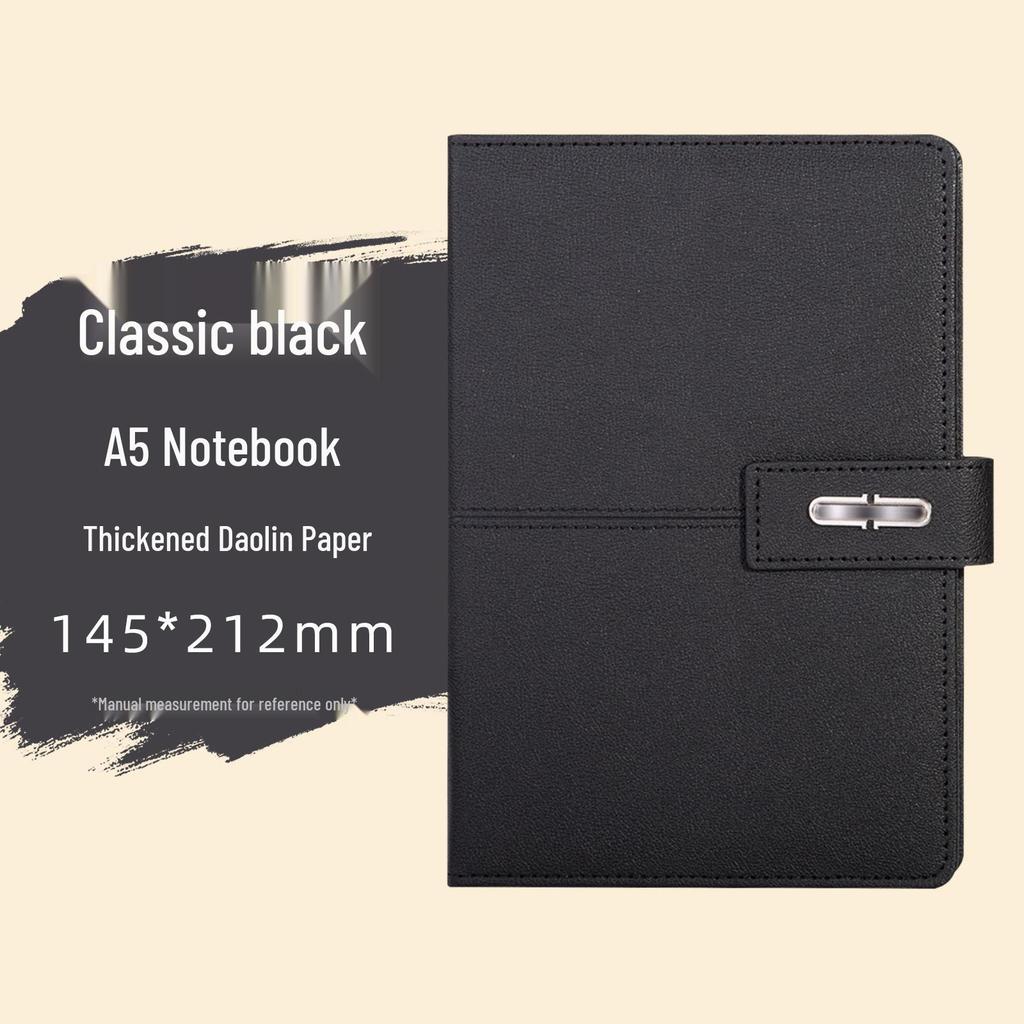 Buckle Business A5 PU Leather Notebook Gift Set with Customizable Logo
