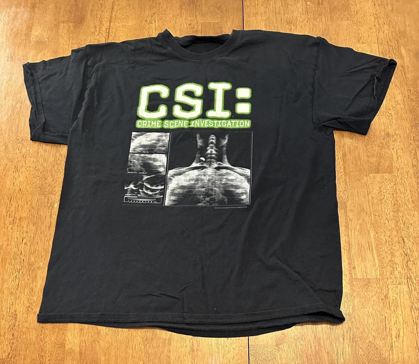 CSI Crime Scene Investigation T Shirt XL 2021 TV Promo S