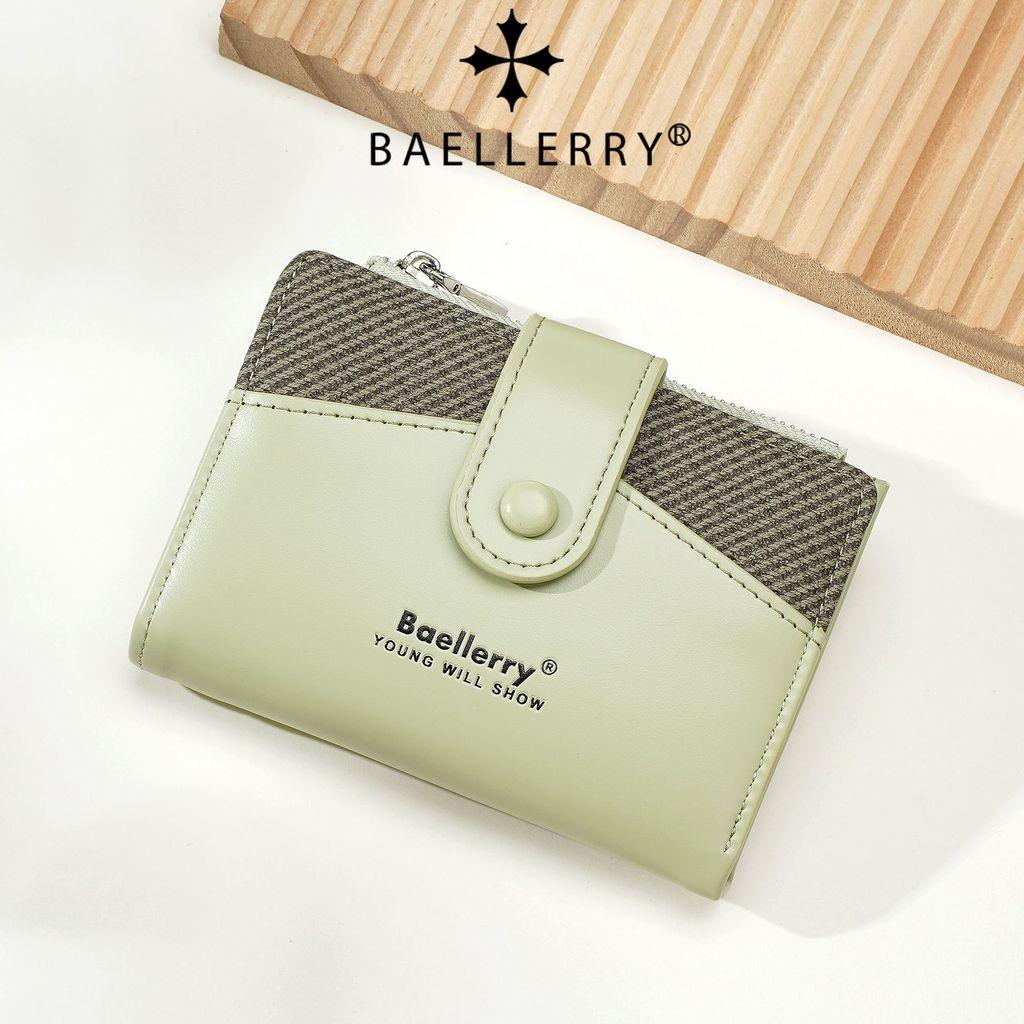 Baellerry Pu Leather Card Holder Wallet For Women With Antitheft Design And Multiple Card Slots