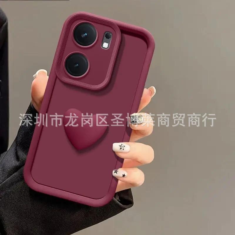 Three-dimensional love applies to Samsung S25Ultra creative S23ultra emery S24 protective case note20