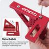 Imperial 3D Multi-Angle Measuring Ruler, 45/90 Degree Aluminum Alloy Woodworking Square Protractor for Engineer Carpenter