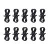 10/50Pcs Outdoor Gutter Hooks Plastic Reusable S Hooks Outdoor Light Clips Wedding Christmas Tree Home Decoration Hooks