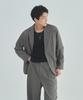 Lad Edition Wool Blended Oversized Jacket_Khaki Gray