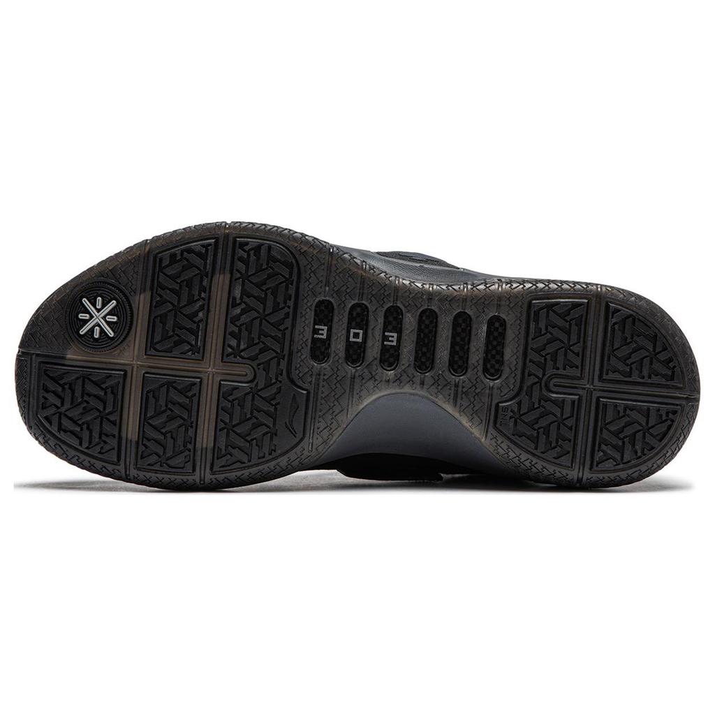 Li-Ning AAPE x Way Of Wade 6 Retro Black Grey Men Sneakers ABAT131-10