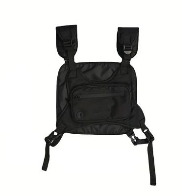 Bolsa de Peito Bolsa de Cintura Hip Hop Streetwear Grande Capacidade Esportiva Casual Tática Bolsas de Colete para Homens
