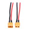 2Pcs Set XT60 Female, Adapter 14AWG Silicone Cable xt 60 connectors Male Connector stecker xt60 kabel Wire RC Accessory
