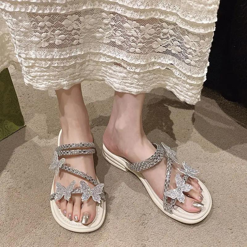 Fashion Sandals for Women Outdoor Roman Style Woman Shoes Vintage Summer 2025 Comfortable Shoe Designer Low Price Luxury Sandal On Sale