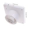 Ventilateur d'extraction 75 mm Ventilateur en ligne pour conduit de tuyau domestique Pour salle de bain Extracteur Ventilation Cuisine Toilettes Murale Air Pur Ventilateur