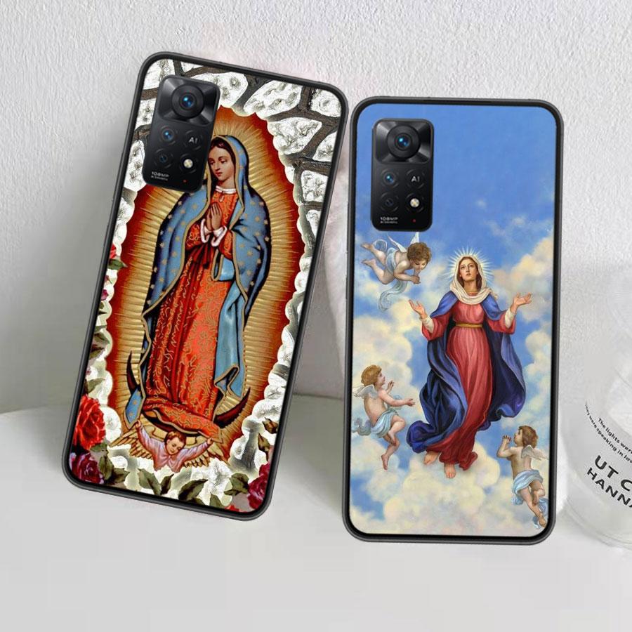 Virgin De Guadalupe Virgen Mary Phone Case For Redmi Note 14 13 Pro 5G Plus 12 12C 10 10A 10C 9 9A 9C 9T 8 8A K60 K70 Pro Xiaomi