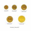 100pcs Pirate Coins Simulation Child Toy Decoration Coin Chip for Party Gold Coins