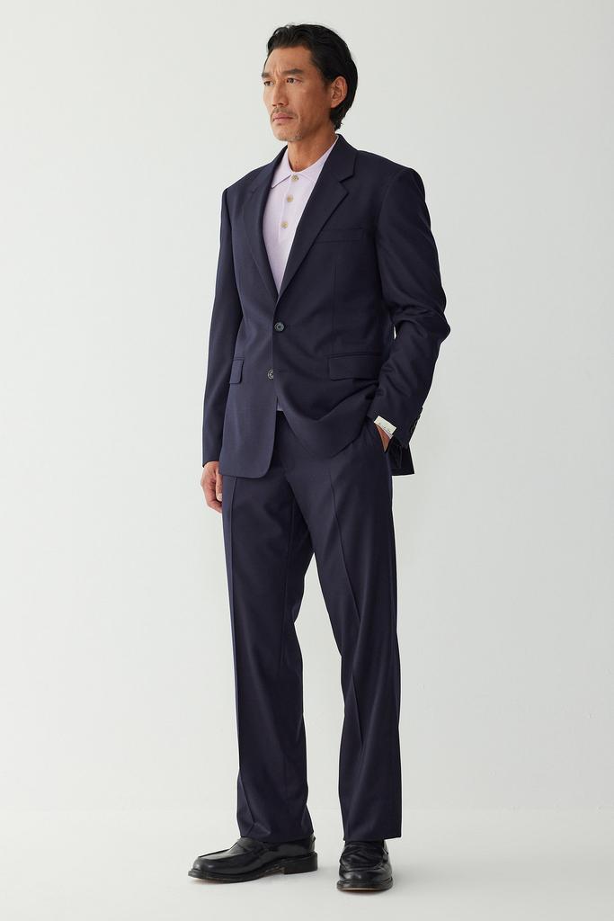 MAN ON THE BOON Wool Flannel Suit Pants_Navy 4715352004