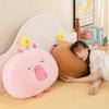 Cute Capybara Pillow Plush Toys To Give Girls Birthday Gifts To Sleep with Rag Doll Dolls On The Bed