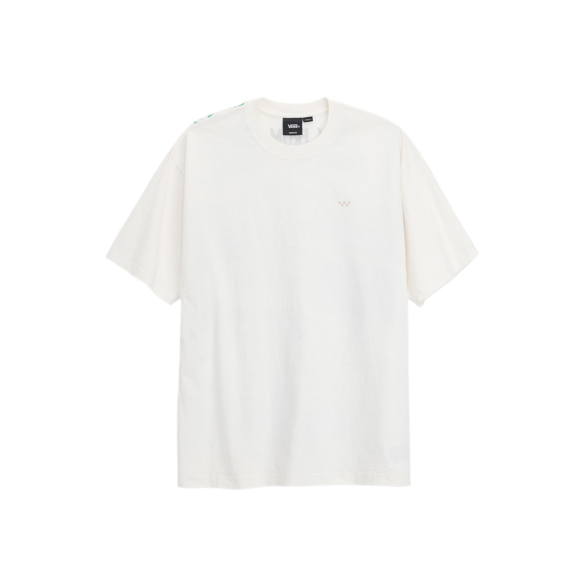 Vans PREMIUM T Shirts Unisex White Egret Crew Neck Moderate VN000T7GC9F S