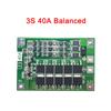 BMS 3S 4S 40A 60A Li-ion Lithium Battery Charger Protection Board 18650 For Drill Motor 11.1V 12.6V/14.8V 16.8V Enhance Balance