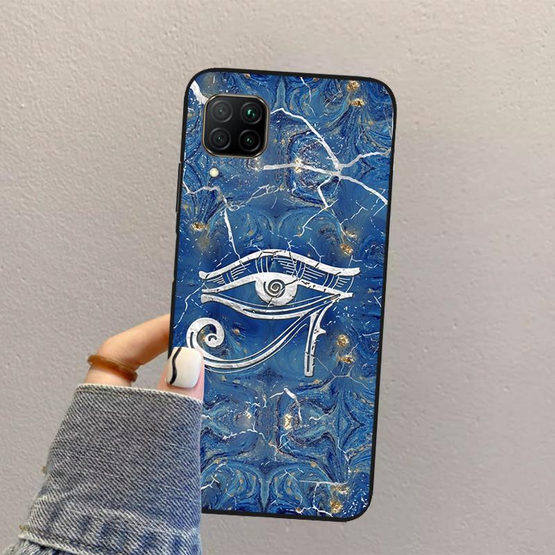 Egyptian Eye of Horus Art For Huawei Nova 10 9 SE 8i 11i 12i 12s Y60 Y61 Y70 Y90 Y72 Y73 Y91 P60 Pro P40 P30 Lite Case