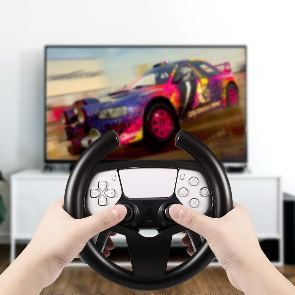 Uchwyt na kierownicę do gier wyścigowych PS5, uchwyt na uchwyt do gamepada Joypad Grip do kontrolera Sony PlayStation 5 do gier samochodowych