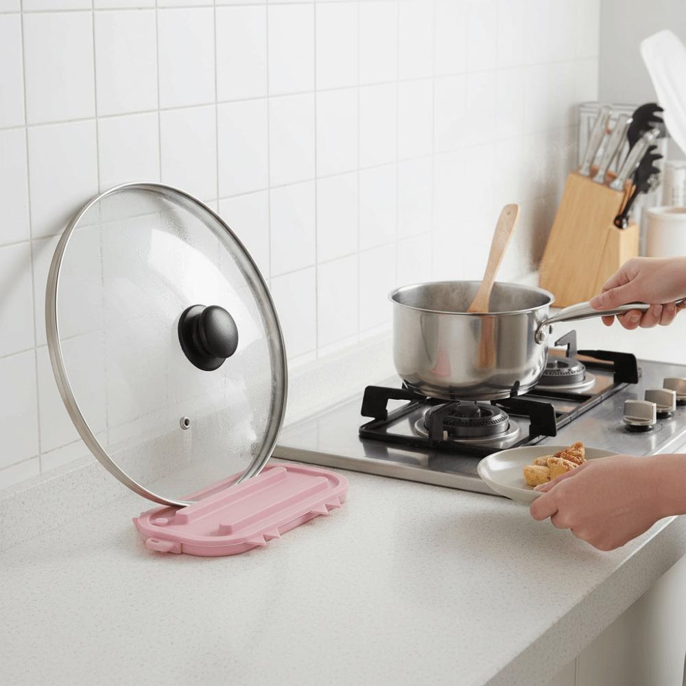 Flexible Pot Lid Storage Mat Non-Slip Insulation Cushion Soap Drain Pad  Outdoor Tableware